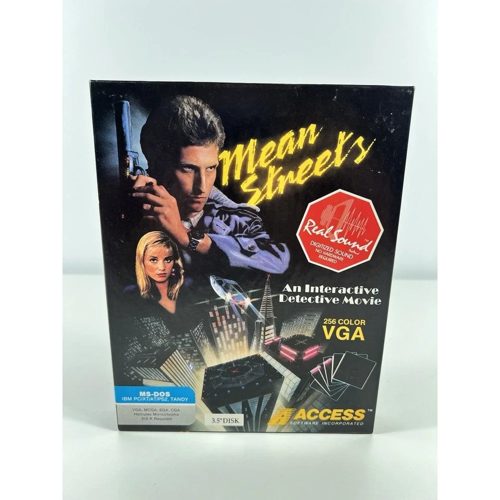 Mean Streets (PC MS DOS, 1989) Six 5 1/4